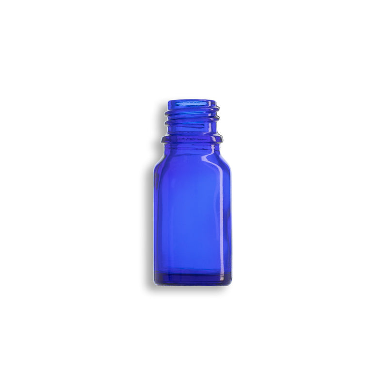 10ml Blue Euro Round Glass Bottle