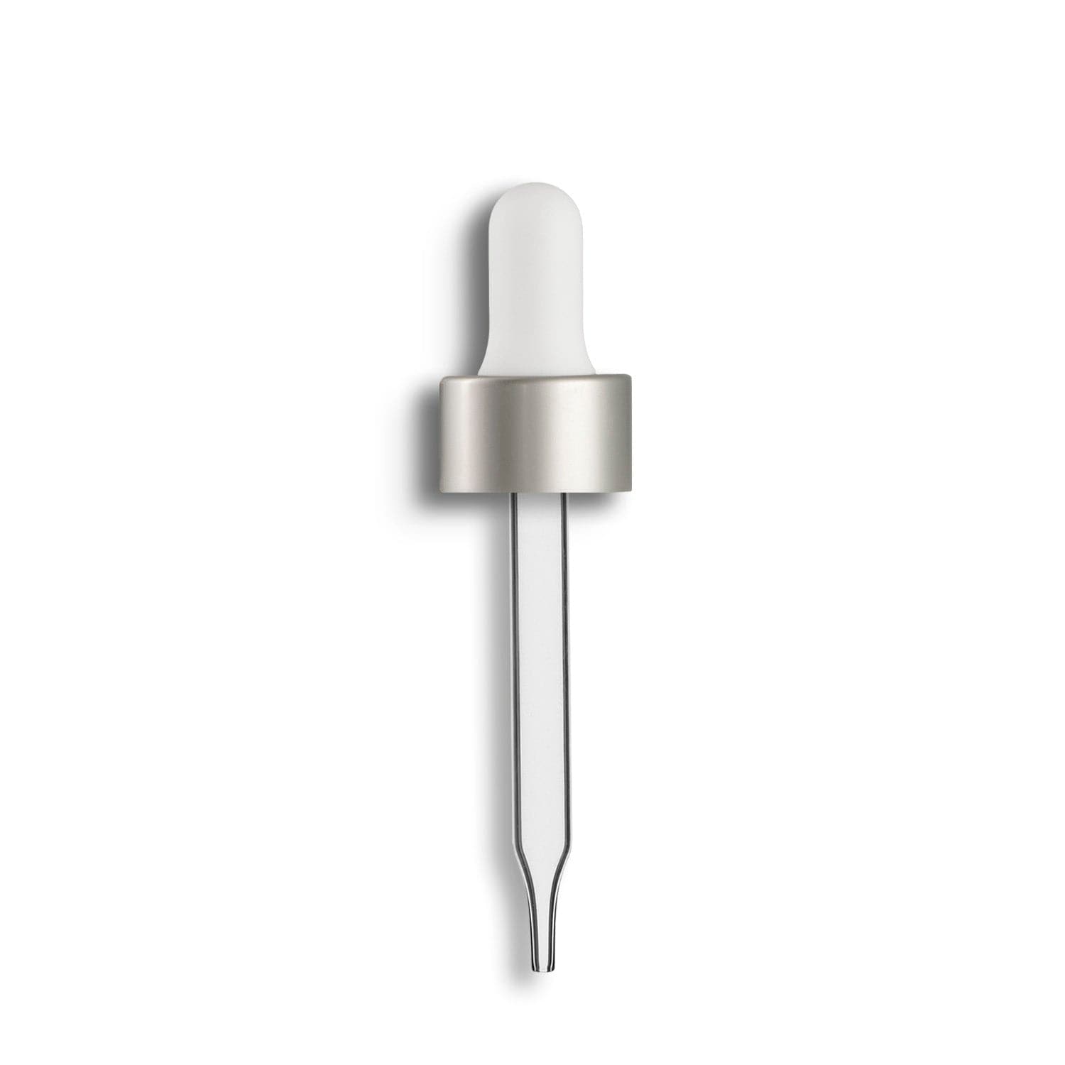 20400 Matte Silver Standard Dropper Assembly Clear 76mm Length