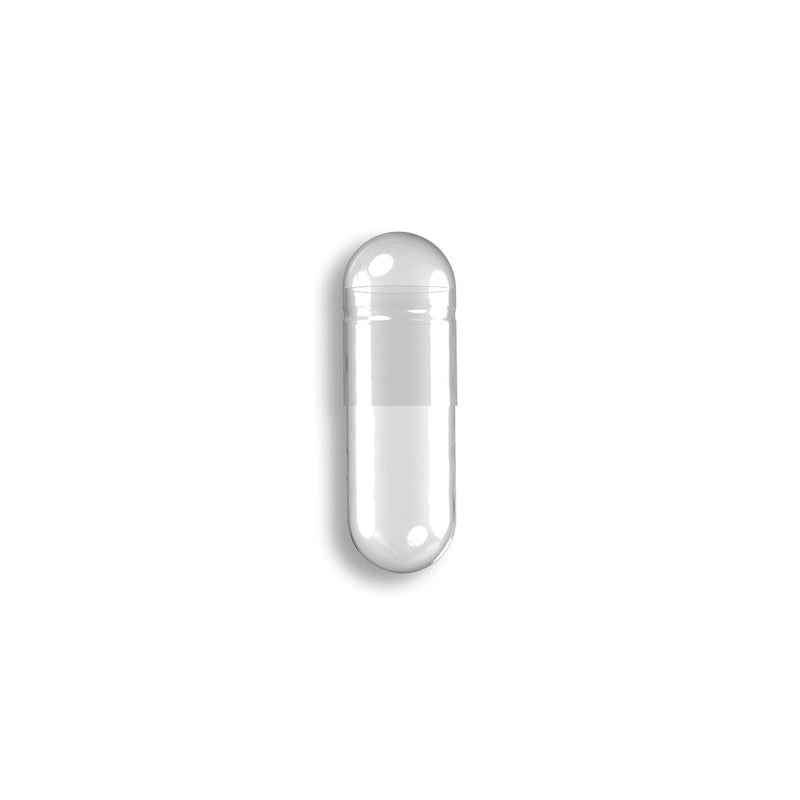Clear/Clear HPMC Vegetarian Capsule- Size 0 (100,000 QTY)
