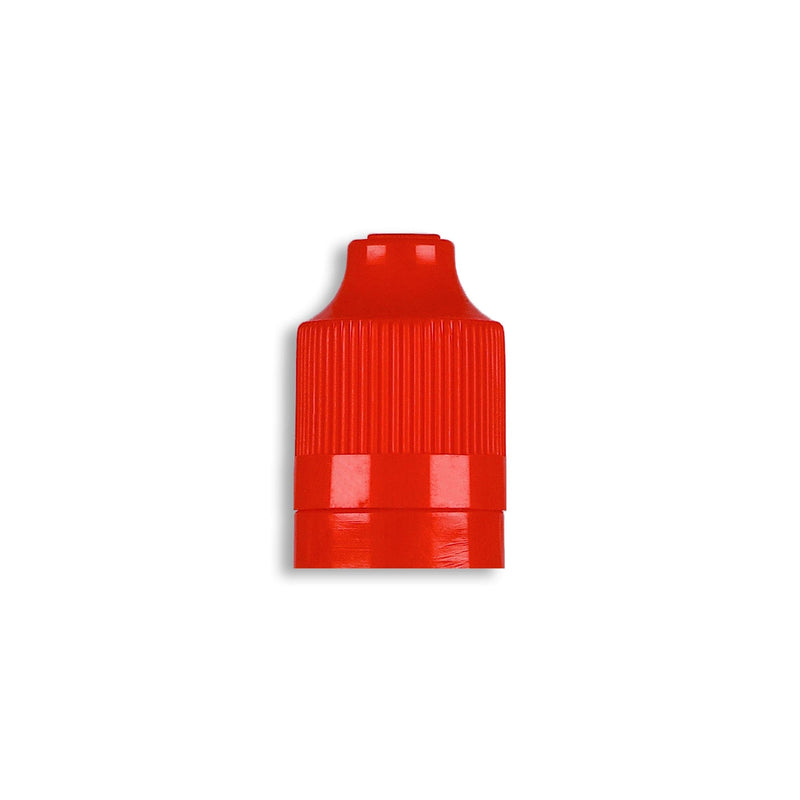 Tamper Evident/Child Resistant Cap and Tip- Red