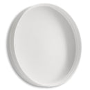 110-400 White Ribbed Vented Heat Induction Seal Lids- SFYP