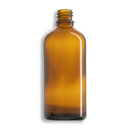 100ml Amber Euro Round Glass Bottle