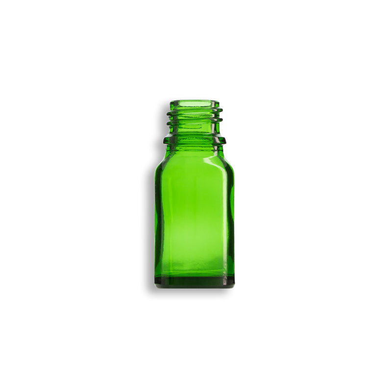 10mL Glass Green Euro Round Glass Bottle