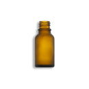 15ml Frosted Amber Euro Round Glass Bottle