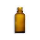 30ml Frosted Amber Euro Round Glass Bottle