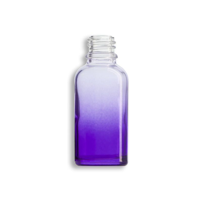 30ml Gradient Purple Euro Round Glass Bottle