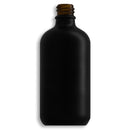 120mL Matte Black Euro Round Glass Bottle