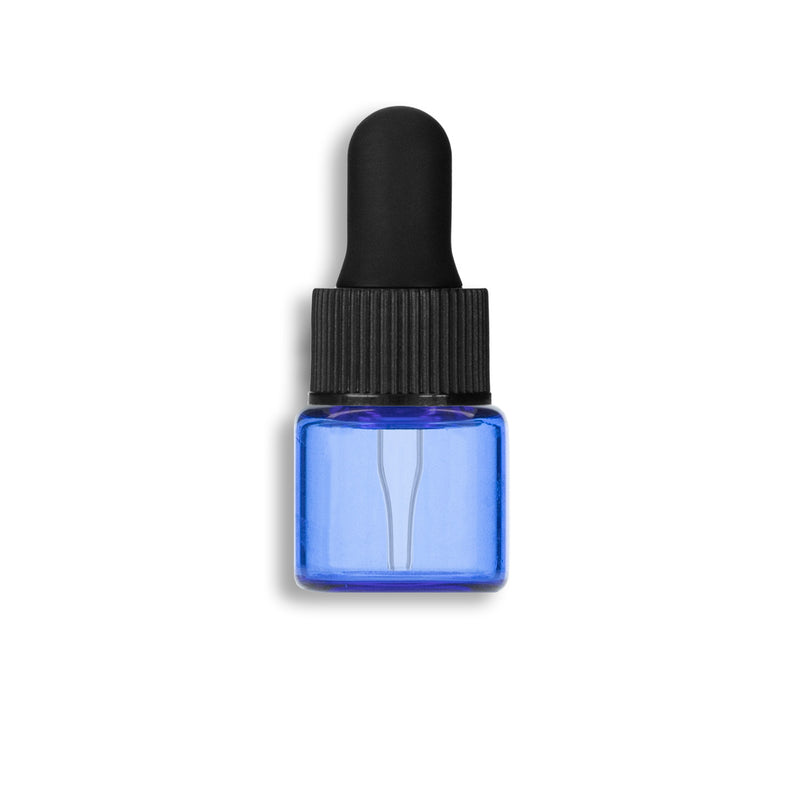 1mL Blue Glass Vial