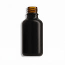 30mL Matte Black Euro Round Glass Bottle