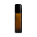 10mL/2.7 Dram Amber Glass Roll-On Essential Oil Bottles w/ SS Roller & Cap