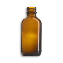 2oz/60ml BostonRound Amber Glass (80 Count)