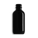 2oz/60ml BostonRound Black Pearl Glass Bottle