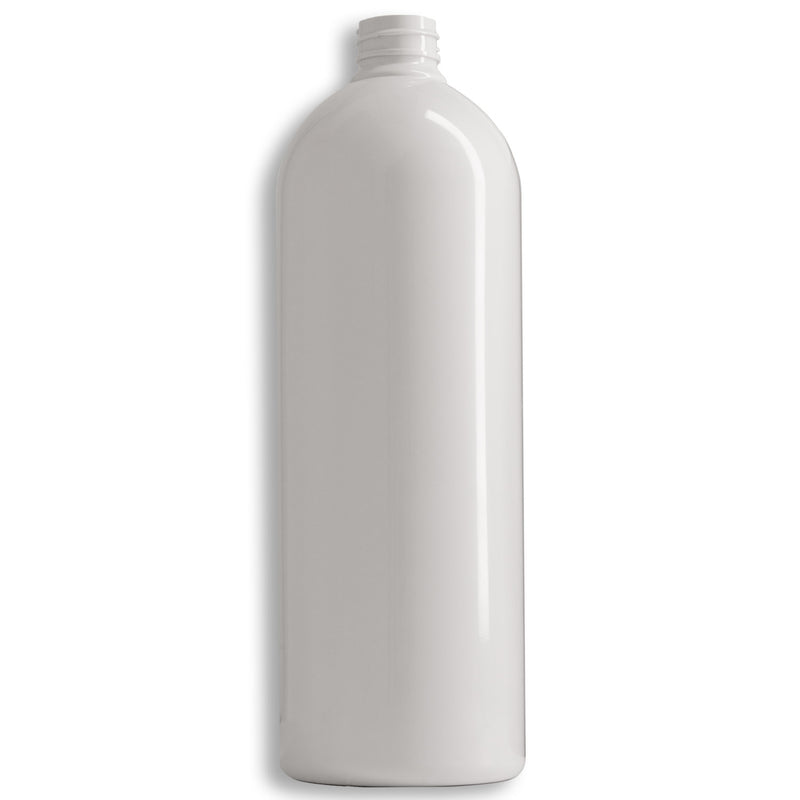 32 oz Bullet Rounds - White Plastic Bottles