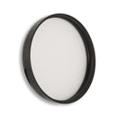 70-400 Black Polypropylene Smooth Dome Cap w/ Foam Liner