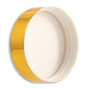 53/400 Shiny Gold Smooth Cap With Foam Liner