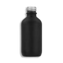 60mL Matte Black Euro Round Glass Bottle