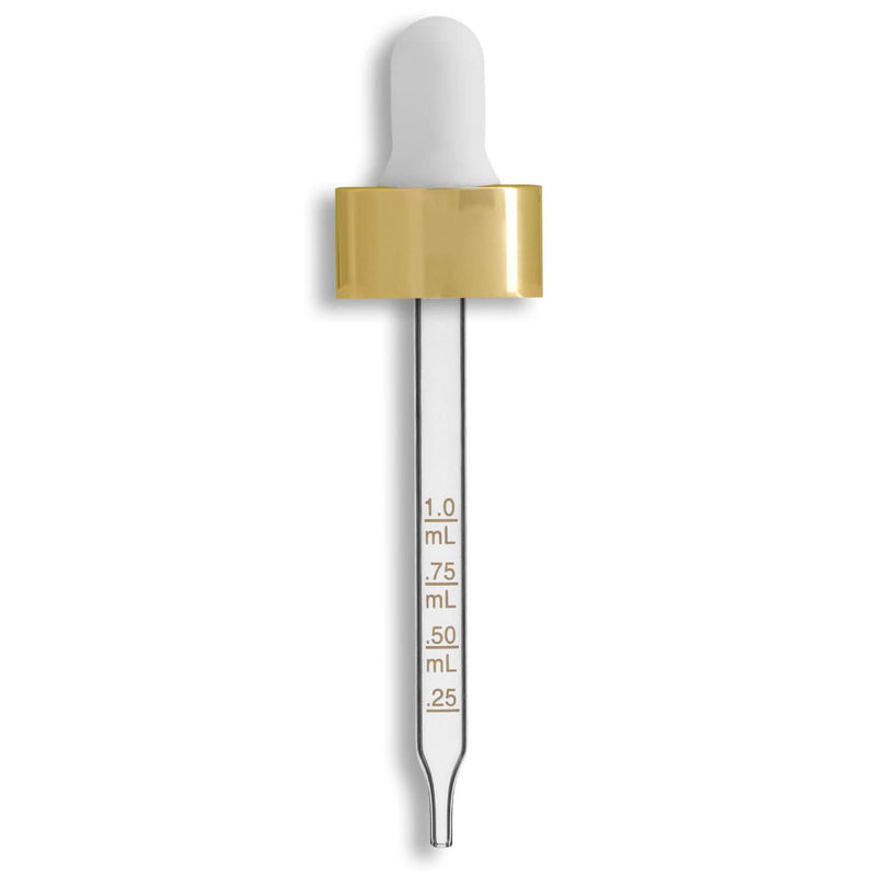 24-400 Shiny Gold Standard Dropper Assembly- Graduated 108mm Length