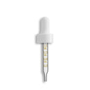 20-400 White Smooth Standard Dropper Assembly- Graduated 76mm Length