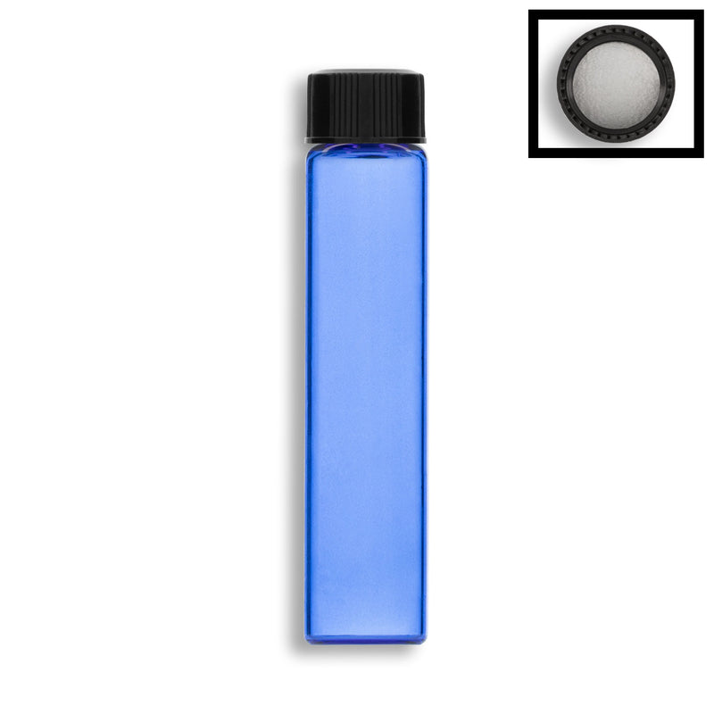 8mL Glass Blue Vials
