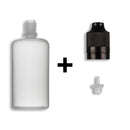 100ml LDPE Boston Round Child Resistant/Tamper Evident Bottles + Caps & Tips SET