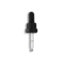18-415 Tamper Evident Dropper Assembly w/ Ball Tip Pipette- Graduated 55mm Length