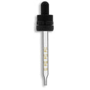 18-415 Tamper Evident/Child Resistant "Superdropper" Dropper Assembly- Graduated 110mm Length