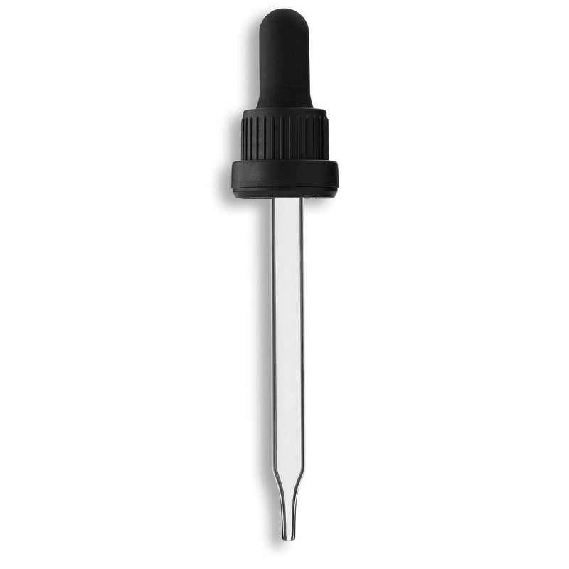 18-415 Tamper Evident Dropper Assembly- Clear 110mm Length