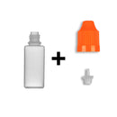 15ml LDPE Boston Round Child Resistant Bottles + Caps & Tips SET