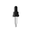 15mL Black Tamper Evident Dropper Assembly 66mm 