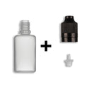 30ml LDPE Boston Round Child Resistant/Tamper Evident Bottles + Caps & Tips SET