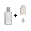 30ml LDPE Boston Round Child Resistant/Tamper Evident Bottles + Caps & Tips SET