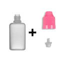 30ml LDPE Boston Round Child Resistant Bottles + Caps & Tips SET