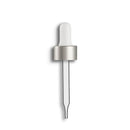 20-400 Matte Silver Standard Dropper Assembly- Clear 76mm Length