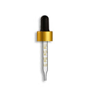 20-400 Matte Gold Standard Dropper Assembly w/ Premium Black Bulb- Graduated 76mm Length