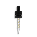 18-415 Tamper Evident/Child Resistant "Superdropper" Dropper Assembly w/ Nitrile Bulb- Graduated 76mm Length
