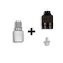 5ml LDPE Boston Round Child Resistant/Tamper Evident Bottles + Caps & Tips SET