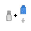 5ml LDPE Boston Round Child Resistant/Tamper Evident Bottles + Caps & Tips SET