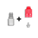 5ml LDPE Boston Round Child Resistant/Tamper Evident Bottles + Caps & Tips SET