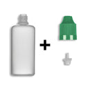 60ml LDPE Boston Round Child Resistant Bottles + Caps & Tips SET