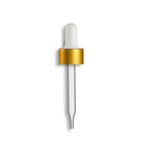 20-400 Matte Gold Standard Dropper Assembly- Clear 91mm Length