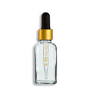 30mL Clear Euro Round Glass Bottle + Graduated Dropper Assembly Set