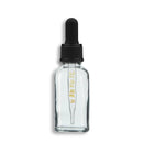 30mL Clear Euro Round Glass Bottle + Graduated Dropper Assembly Set