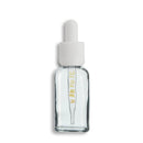 30mL Clear Euro Round Glass Bottle + Graduated Dropper Assembly Set