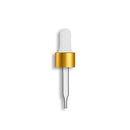 18-415 Matte Gold Standard Dropper Assembly- Clear 66mm Length