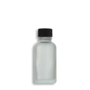 30mL Frosted Clear Euro Round Glass Bottle + Graduated Dropper Assembly Set