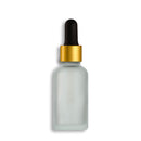 30mL Frosted Clear Euro Round Glass Bottle + Graduated Dropper Assembly Set