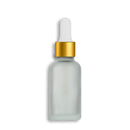 30mL Frosted Clear Euro Round Glass Bottle + Graduated Dropper Assembly Set
