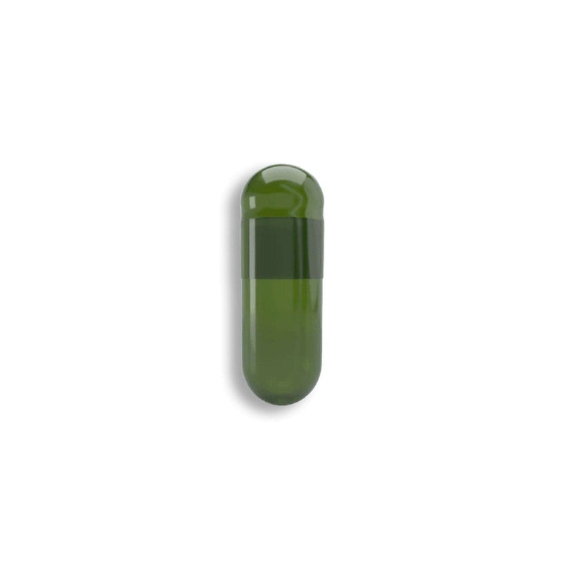 Green/Green HPMC Chlorophyll Vegetarian Capsule- Size 00 (35,000 QTY)