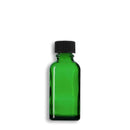 30mL Green Euro Round Glass Bottle + Graduated Dropper Assembly Set