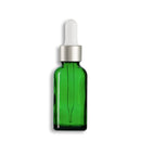 30mL Green Euro Round Glass Bottle + Clear Dropper Assembly Set